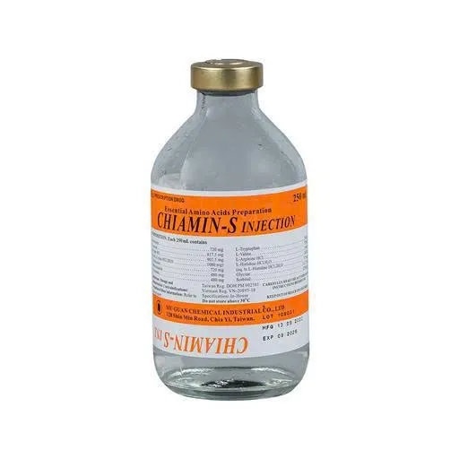 Chiamin-S truyền (C/250ml) – Bổ sung amino acid, giảm stress & suy nhược cơ thể